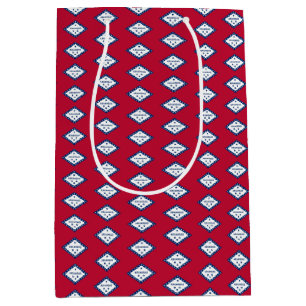 Sacola Para Presentes Média Gift Bag com bandeira de Arkansas, EUA