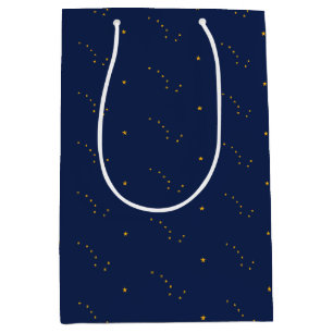 Sacola Para Presentes Média Gift Bag com bandeira do Alasca, EUA