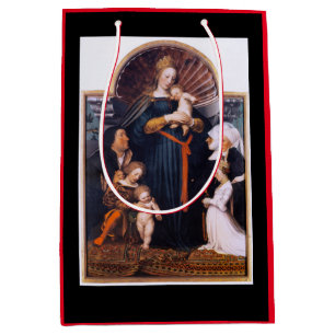 SACOLA PARA PRESENTES MÉDIA GIFT BAG MADONNA E CRIANÇA