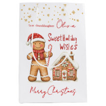 Gingerpão homem Casa neta Natal