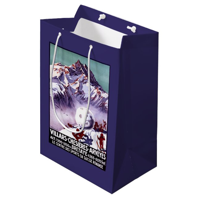 Sacola Para Presentes Média Gnomos impertinentes que fazem o poster gigante do (Frente inclinada)