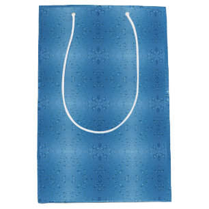 Sacola Para Presentes Média Gotículas de Água Contra o Céu Azul