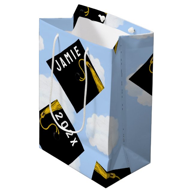 Sacola Para Presentes Média Graduação criativa 2025 (Frente inclinada)