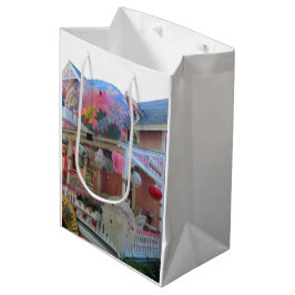 Sacola Para Presentes Média Grande Iluminação a Rosa - O Vinho de Martha