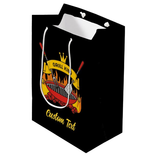 Sacola Para Presentes Média Grill King (Frente inclinada)