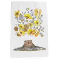 Groundhog Day Primavera Watercolor Gift Bag