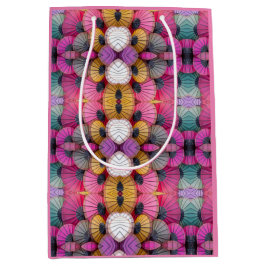 Sacola Para Presentes Média Guarda-chuvas coloridas Abstrato