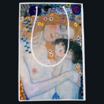 Sacola Para Presentes Média Gustav Klimt - Mãe e Filho<br><div class="desc">Mãe e Criança (detalhe da Mulher de Três Idades) - Gustav Klimt,  Oil on Canvas,  1905</div>