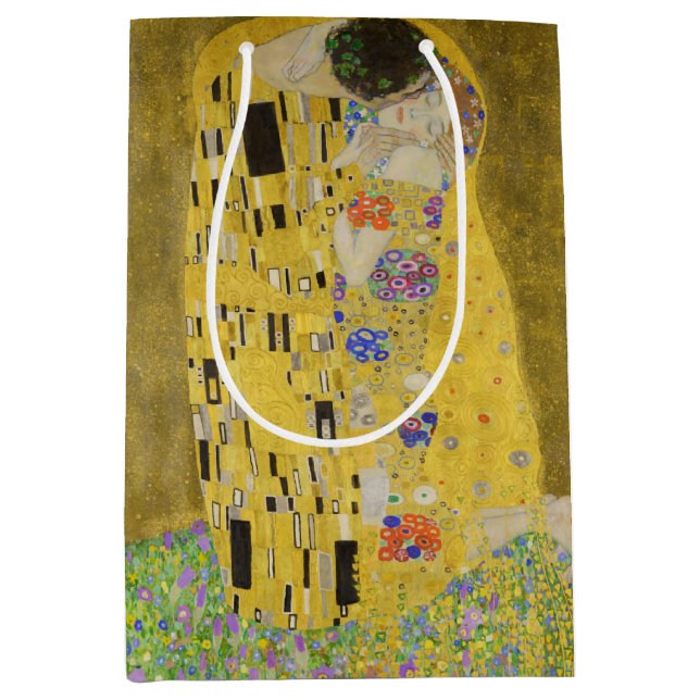 Sacola Para Presentes Média Gustav Klimt - The Biss (Frente)