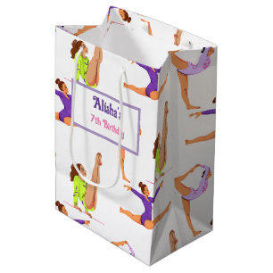 Sacola Para Presentes Média Gymnase pula festa de aniversário de Cartãs Gif