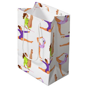 Sacola Para Presentes Média Gymnase pula festa de aniversário de Cartãs Gif