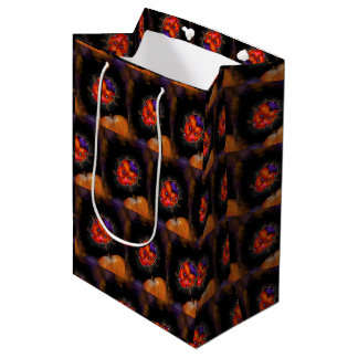 Sacola Para Presentes Média Halloween Ladybug