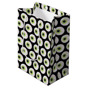 Sacola Para Presentes Média Halloween Scary Eyeball