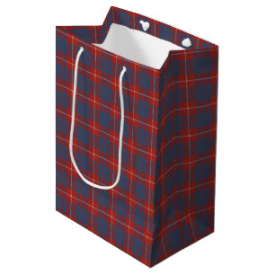 Sacola Para Presentes Média Hamilton Dress Antigo Tartan Escocês