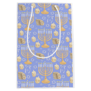 Sacola Para Presentes Média Hanukkah