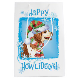 Sacola Para Presentes Média Happy Howlidays Brittany