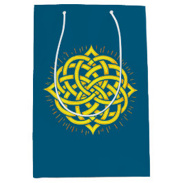 Sacola Para Presentes Média Harmonia Infinita: Arte Sagrada de Símbolo Celta d