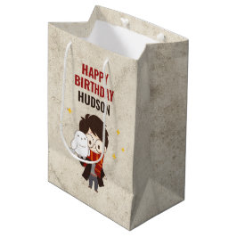 Sacola Para Presentes Média HARRY POTTER™ Arco Mágico de Personagens de Aniver