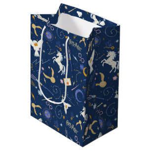 Sacola Para Presentes Média HARRY POTTER™ Padrão de Ícone do Solstício de Verã