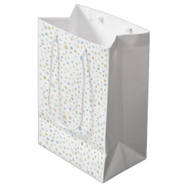 Sacola Para Presentes Média Henry Confetti Watercolor Dots Gift Bag