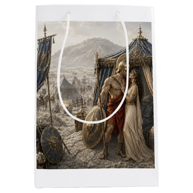 Sacola Para Presentes Média História antiga (Frente)