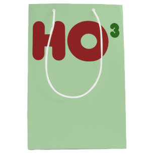 Sacola Para Presentes Média Ho 3 Natal engraçado