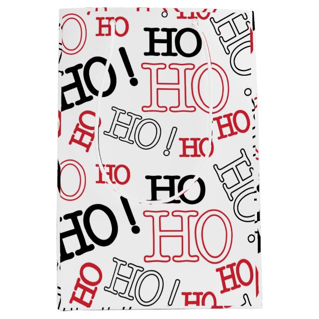 Sacola Para Presentes Média HoHo (Frente)