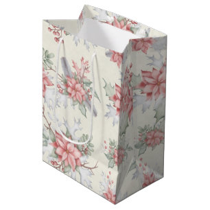 Sacola Para Presentes Média Holiday Classic B Gift Bag
