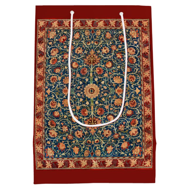 Sacola Para Presentes Média Holland Park Design (por William Morris) (Verso)