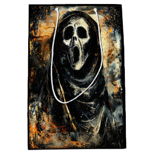 Sacola Para Presentes Média Horror Halloween Gritar Spooky Season