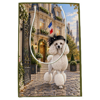 Sacola Para Presentes Média Hotel Poodle Paris