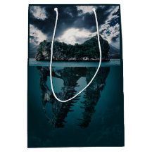 Ilha de Arte abstrato Fantasy