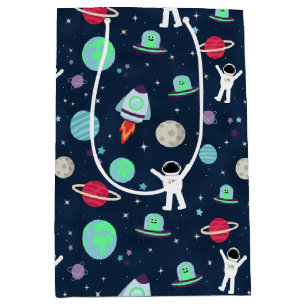Sacola Para Presentes Média ilustração de padrão espacial