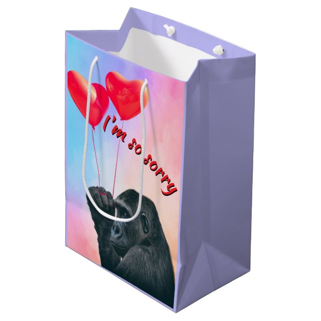Sacola Para Presentes Média "I'm so sorry" (Frente inclinada)