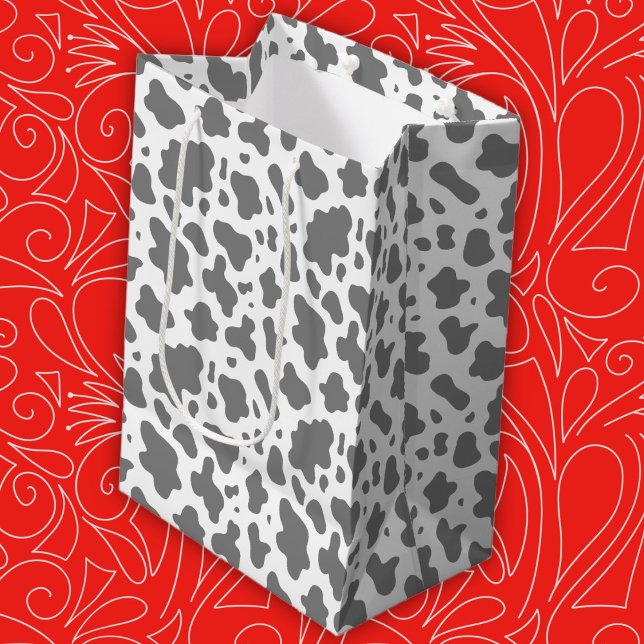 Sacola Para Presentes Média Impressão de Fazenda de campo (Criador carregado)