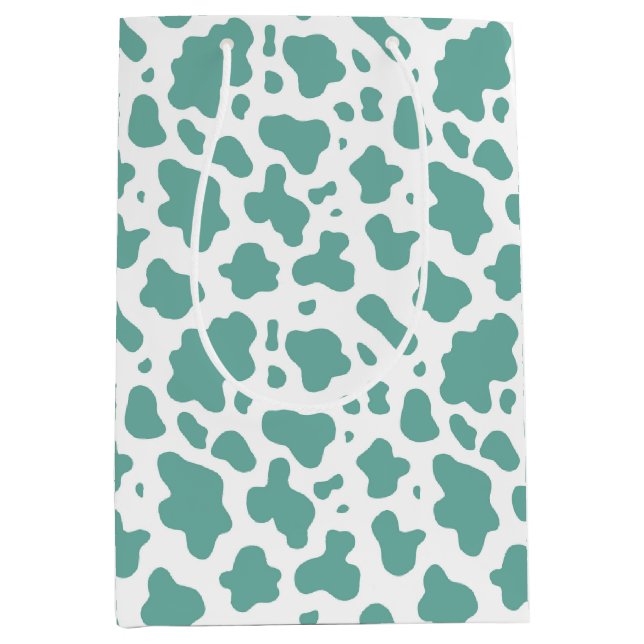 Sacola Para Presentes Média Impressão de Fazenda de campo (Frente)