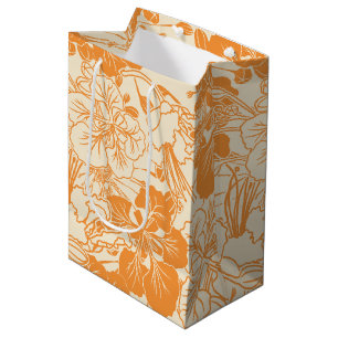 Sacola Para Presentes Média Impressão de Ohai Alii, flor do Havaí
