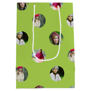 Sacola Para Presentes Média Impressão de Ponto de Fotografia Personalizado