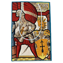 Sacola Para Presentes Média IMPRESSÃO de soldado suíço AD 1600