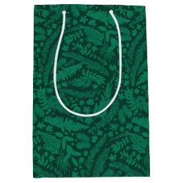 Sacola Para Presentes Média Impressões Botânicas