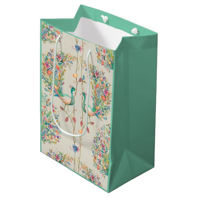 Sacola Para Presentes Média Incrível Peacock Large Gift Bag (Frente inclinada)