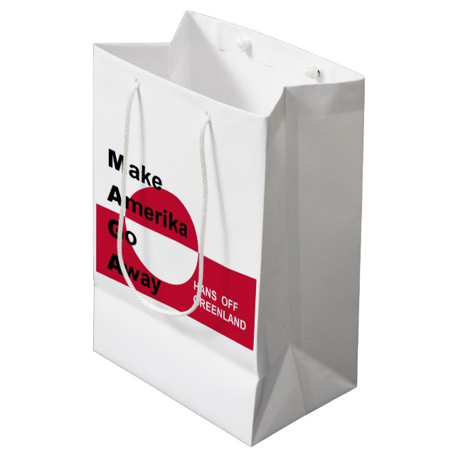 Sacola Para Presentes Média Independant Greenland (Frente inclinada)