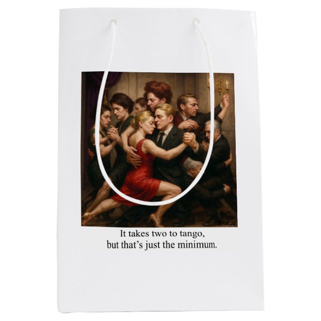 Sacola Para Presentes Média Invitation (Frente)