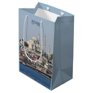 Sacola Para Presentes Média Istambul de texto personalizado