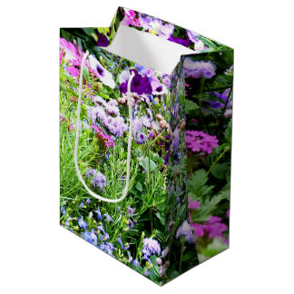 Sacola Para Presentes Média Jardim Flor