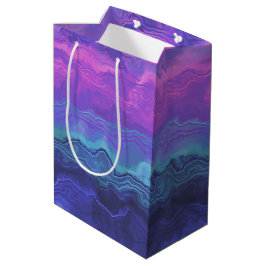 Sacola Para Presentes Média jeweltone ágata ombre :