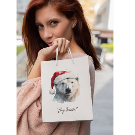 Sacola Para Presentes Média Jingle Bear Joy, custom