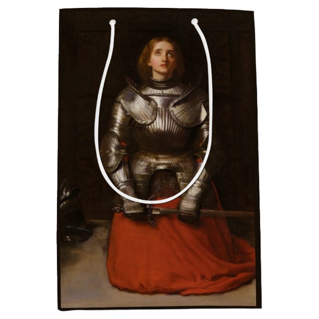 Sacola Para Presentes Média Joan of Arc (por John Everett Millais) (Frente)