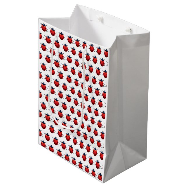 Sacola Para Presentes Média Joaninhas (Frente inclinada)