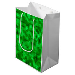 Sacola Para Presentes Média Jogos da Equipe de Campo de Grama de Grama Verde E